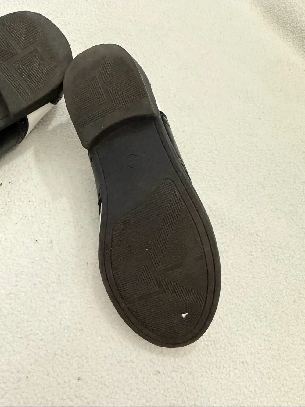 s Black & White Two-Tone Saddle Dress Shoes